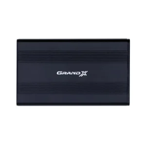 Внешний карман Grand-X для подключения SATA HDD 2.5", USB 2.0, алюминий (HDE21) UA