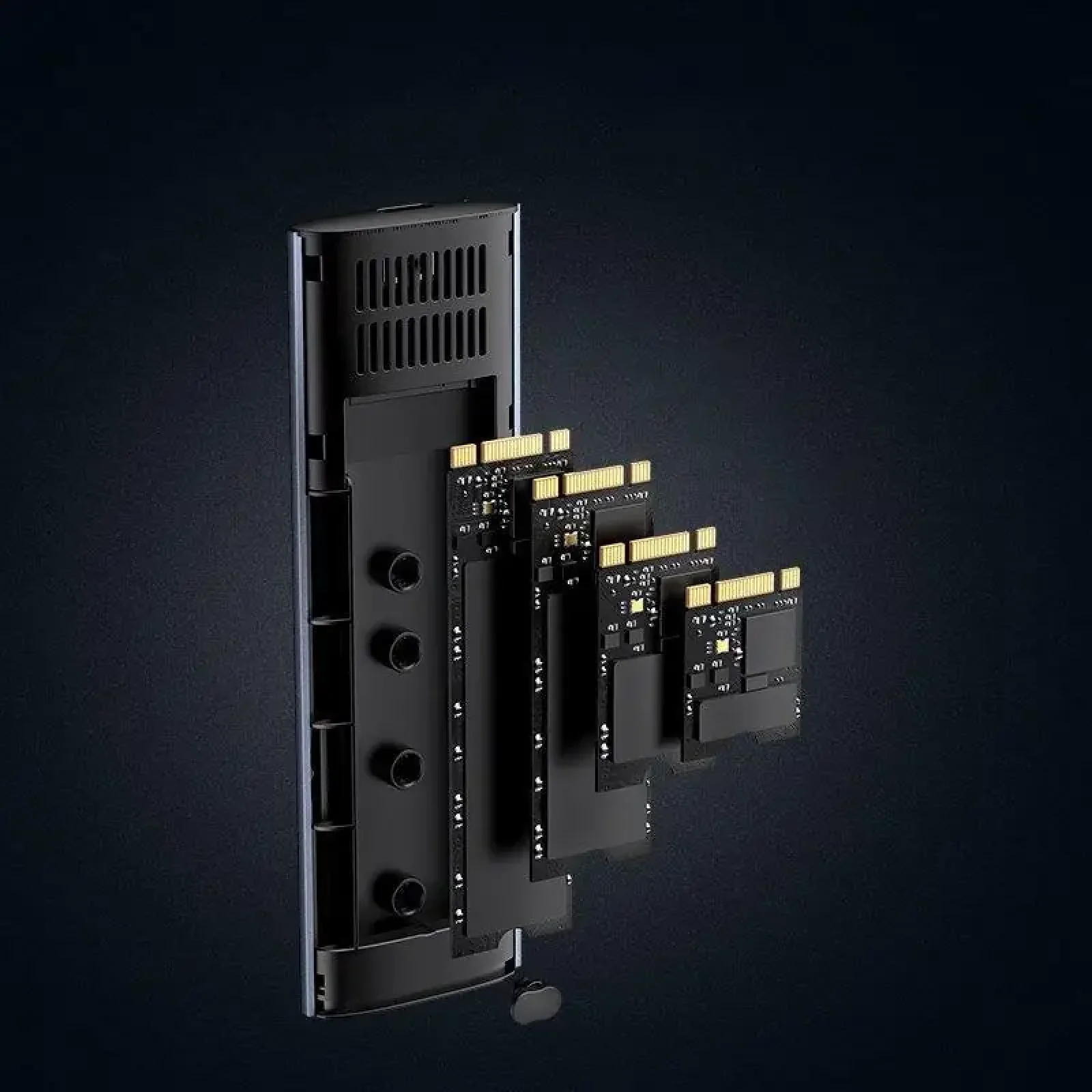 Зовнішня кишеня Ugreen для SSD M.2 (NVMe) M-Key 3.1 Gen2 CM400 Gray (10902) UA