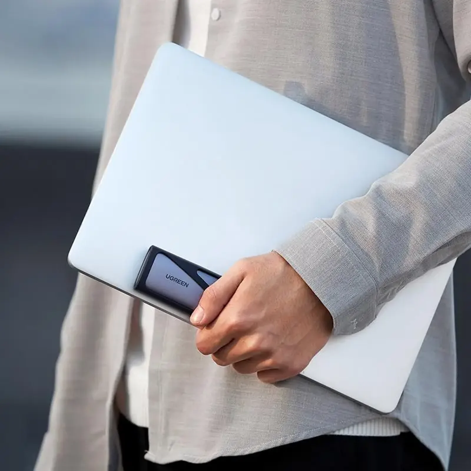 Зовнішня кишеня Ugreen для SSD M.2 (NVMe) M-Key 3.2 Gen2 CM400 Gray (90264) UA