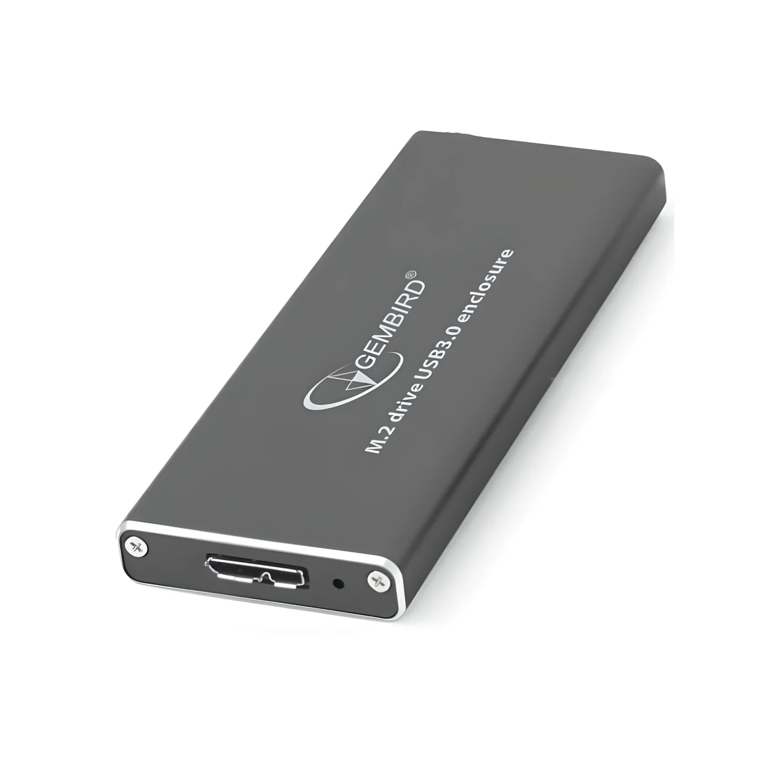 Зовнішня кишеня Gembird для підключення SSD M.2, USB 3.0, алюміній, Black (EE2280-U3C-01) UA