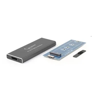 Зовнішня кишеня Gembird для підключення SSD M.2, USB 3.0, алюміній, Black (EE2280-U3C-01) UA