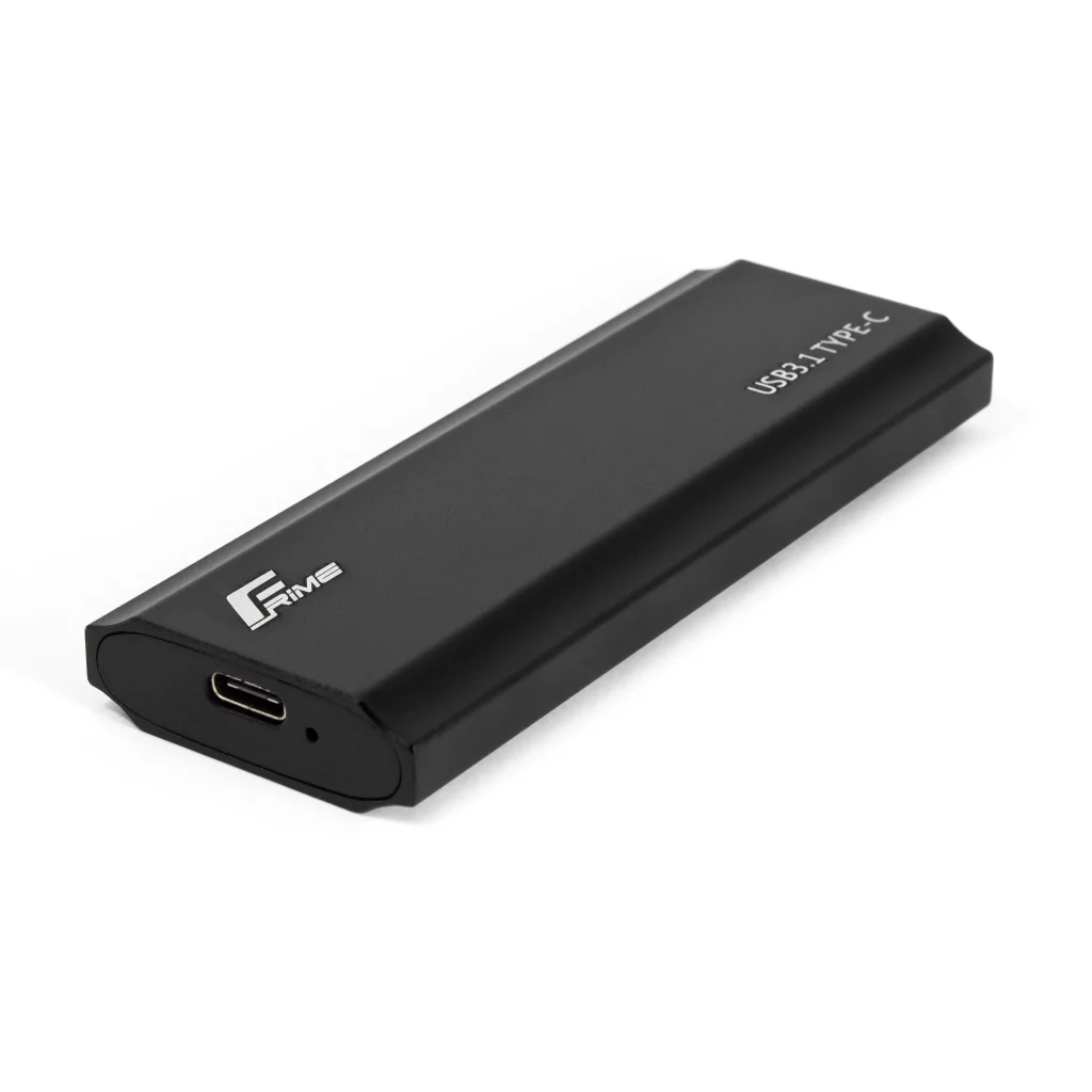 Внешний карман Frime M.2 NVMe PCIe, USB 3.2 Type-C, Metal, Black (FHE300.M2UC) UA