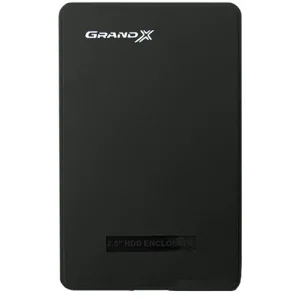 Внешний карман Grand-X для подключения SATA HDD 2.5", USB 3.0, пластик (HDE32) UA