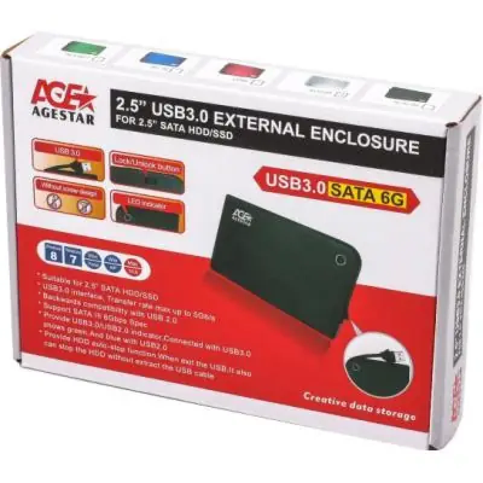 Внешний карман USB3.0 для HDD SATA 2,5