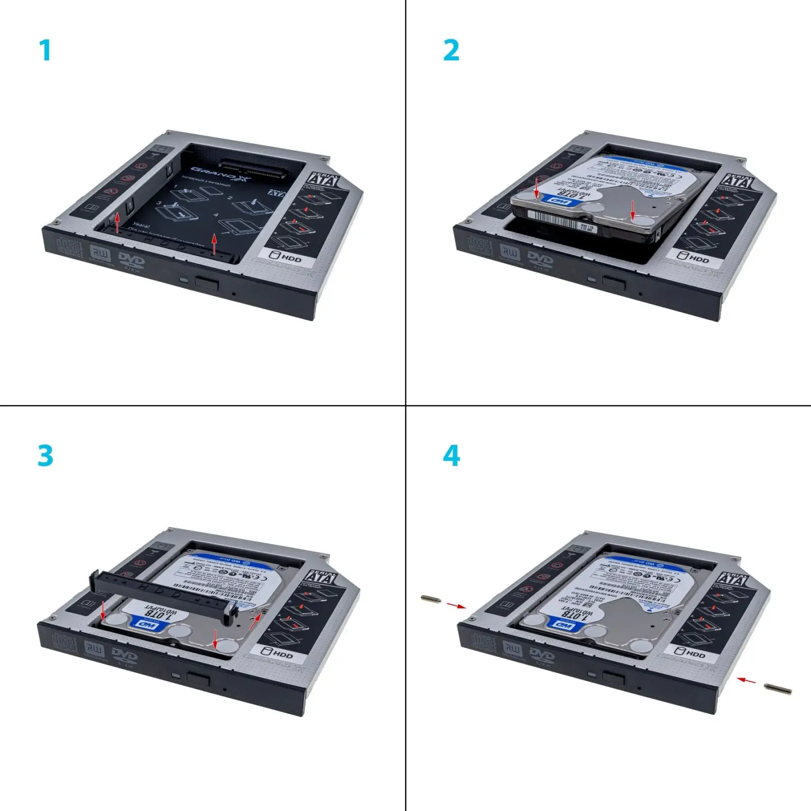 Адаптер Grand-X для подключения HDD 2.5