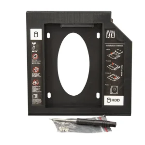 Перехідник Frime для встановлення 2.5" SSD/HDD у відсік приводу 9.5мм Black (FHDC950P) UA