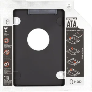 Адаптер HDD 2.5" для ноутбука в отсек CD-ROM PowerPlant HB390007 (9.5 мм) UA