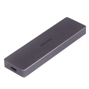 Внешний карман Maxxter M.2 NVMe PCIe, USB 3.2 Type-C, Metal, Black (EHDE-2280D-01) UA