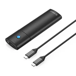 Внешний карман Orico SSD Enclosure M.2, USB 3.2 Type-C, Black (HC380503) UA