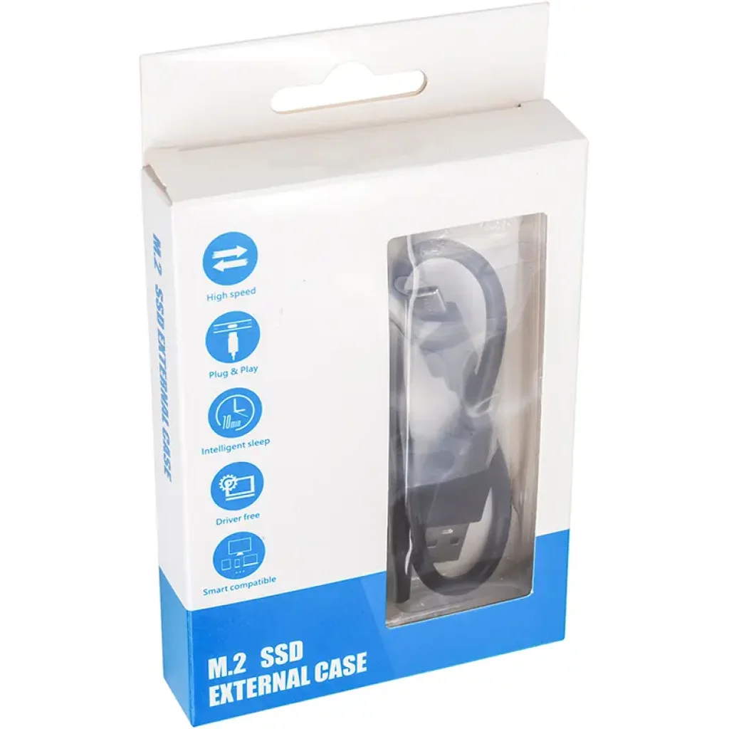 Зовнішня кишеня PowerPlant для SSD M.2 SATA USB3.2 (HC380305) UA