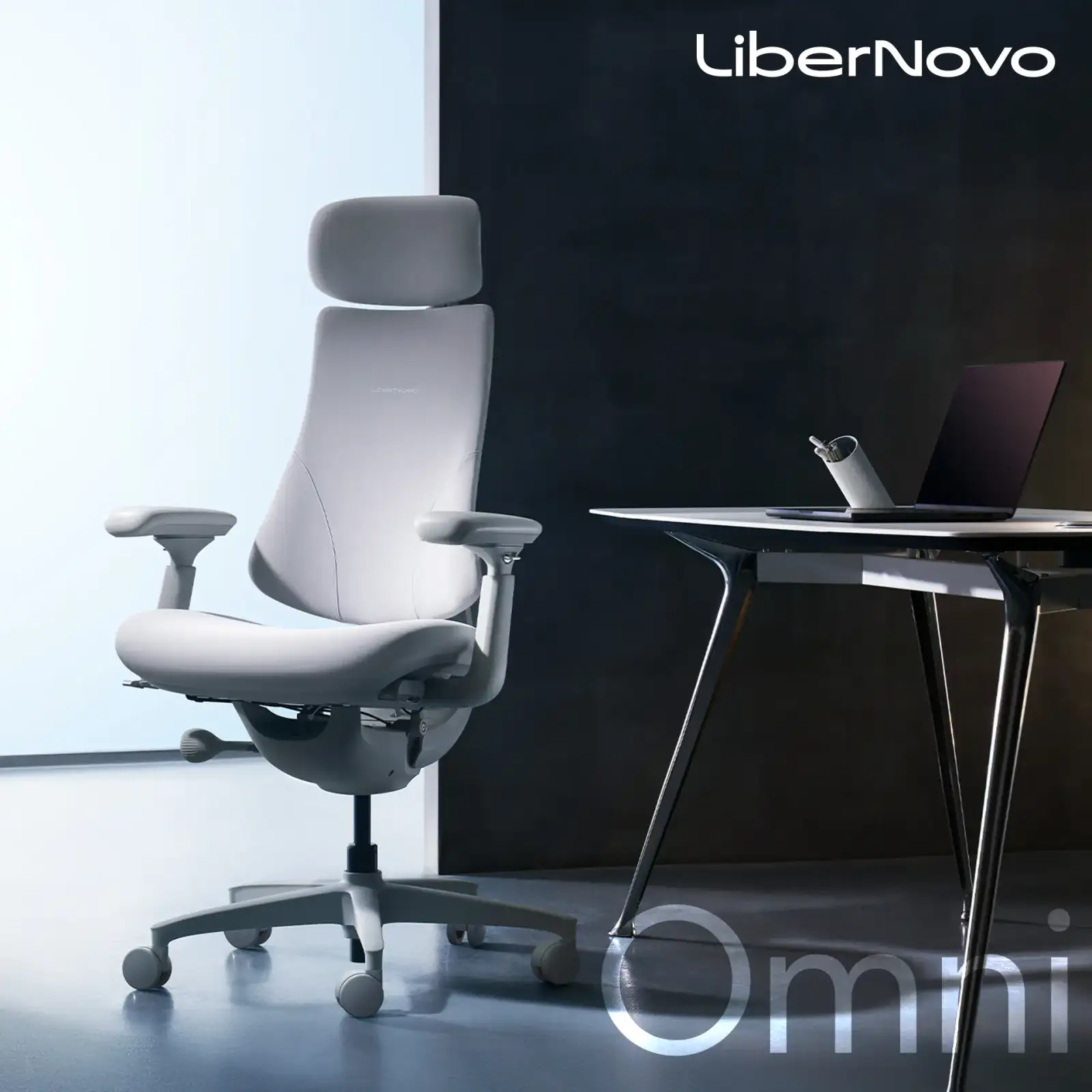 Кресло офисное LiberNovo Omni Space Gray 48 см (CP-GW-0000015-00-00) UA