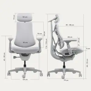 Кресло офисное LiberNovo Omni Space Gray 48 см (CP-GW-0000015-00-00) UA