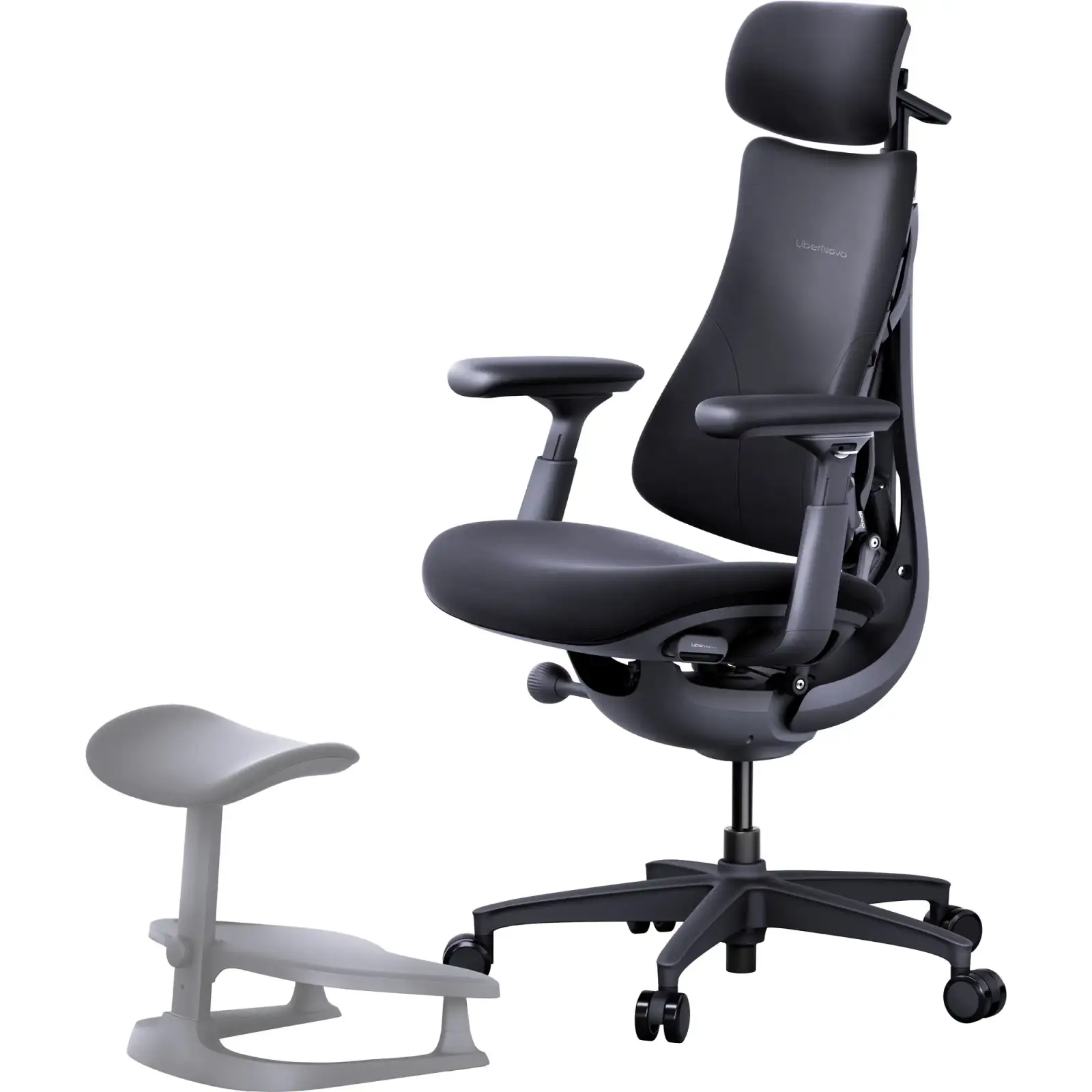 Кресло офисное LiberNovo Omni Midnight Black 48 см (CP-GW-0000015-00-01) UA