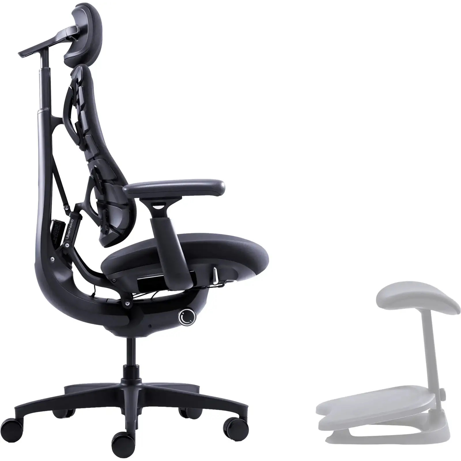 Кресло офисное LiberNovo Omni Midnight Black 48 см (CP-GW-0000015-00-01) UA
