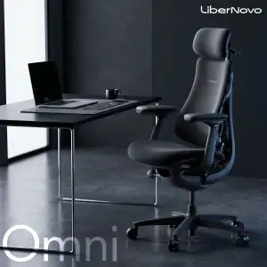 Кресло офисное LiberNovo Omni Midnight Black 48 см (CP-GW-0000015-00-01) UA
