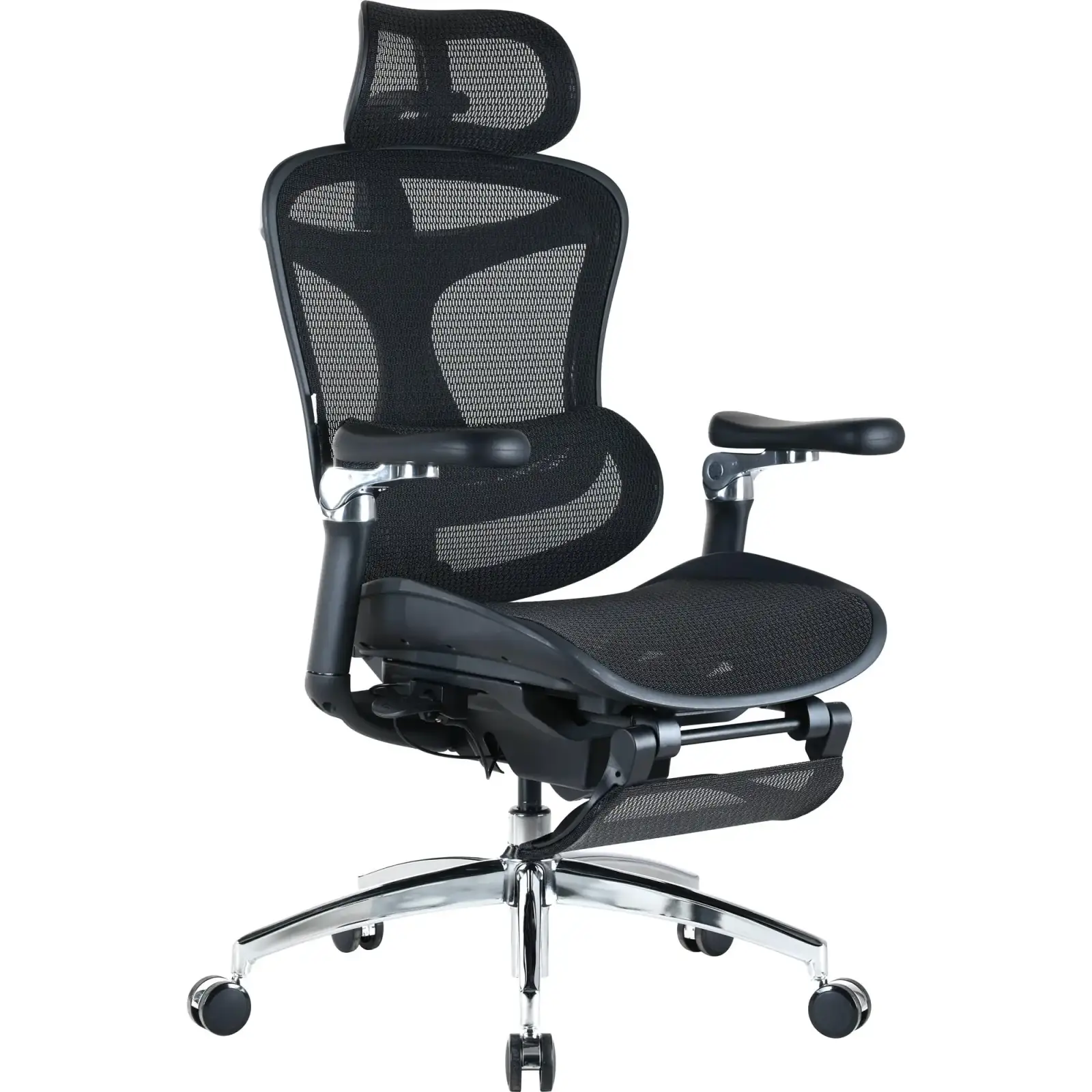 Крісло офісне Sihoo Doro C300 Pro Mesh Black with footrest (Doro-C300-Pro-M101-JT) UA