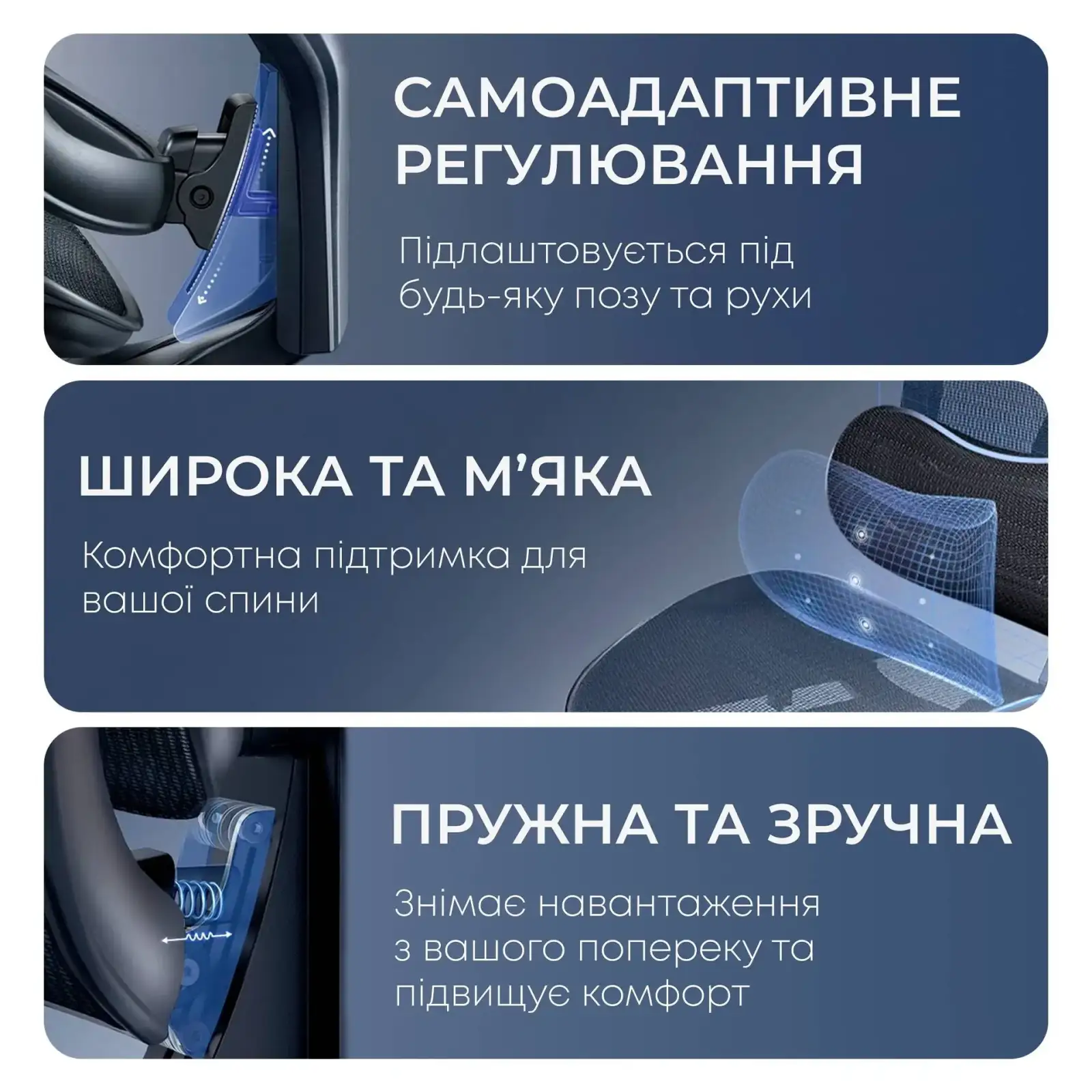 Крісло офісне Sihoo Doro C300 Pro Mesh Black with footrest (Doro-C300-Pro-M101-JT) UA
