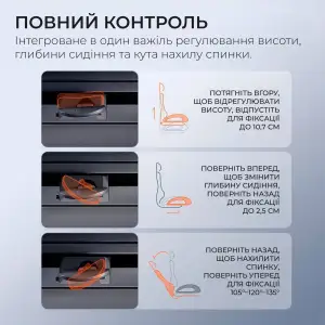 Крісло офісне Sihoo Doro C300 Pro Mesh Black with footrest (Doro-C300-Pro-M101-JT) UA