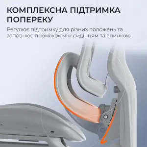 Крісло офісне Sihoo Doro C300 Pro Mesh White (DORO-C300-PRO-M102) UA