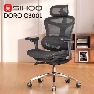 Кресло офисное Sihoo Doro C300L Mesh Black (DORO-C300L-A3-101) UA