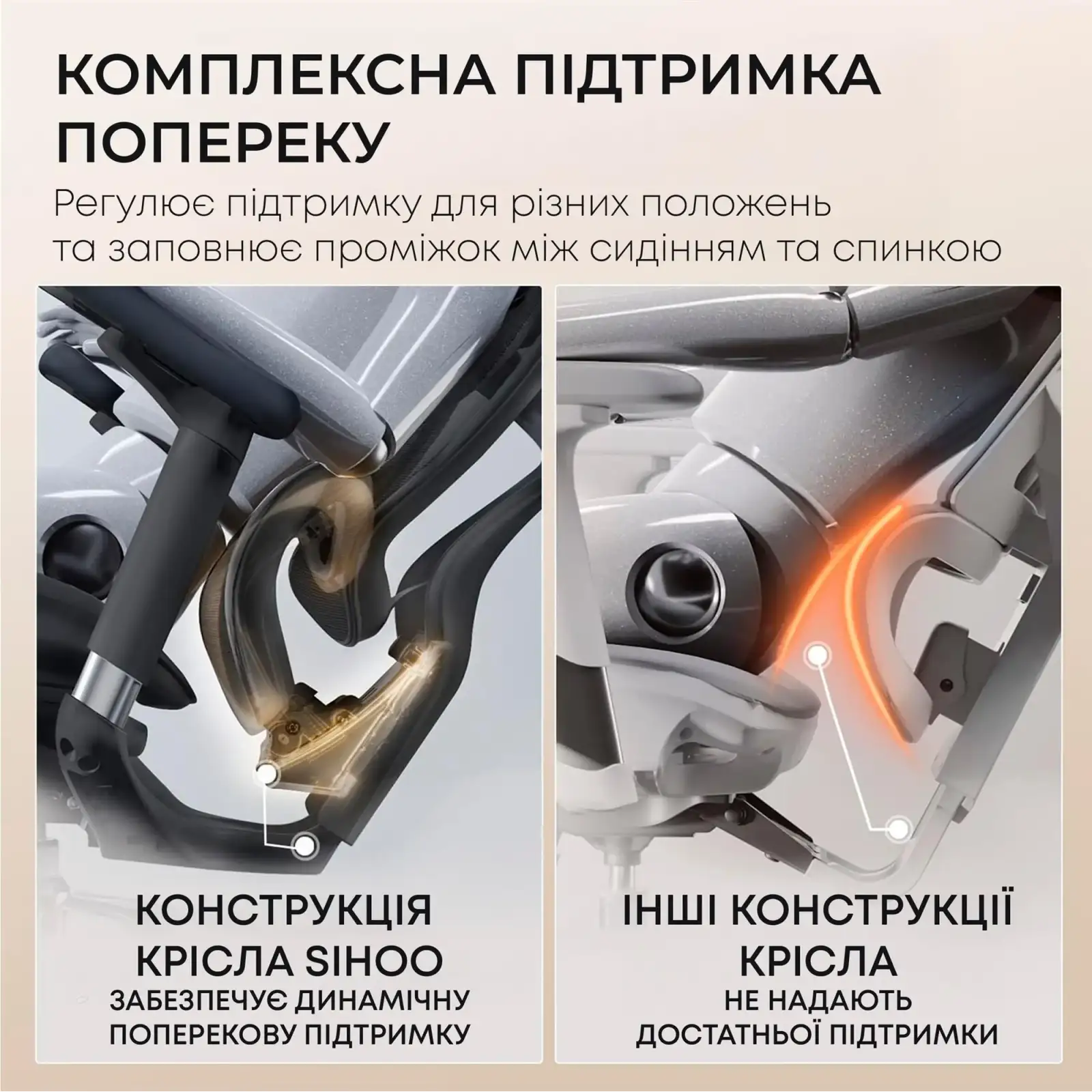 Кресло офисное Sihoo Doro C300L Mesh Black (DORO-C300L-A3-101) UA