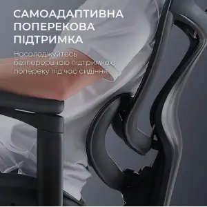 Кресло офисное Sihoo Doro C300L Mesh Black (DORO-C300L-A3-101) UA