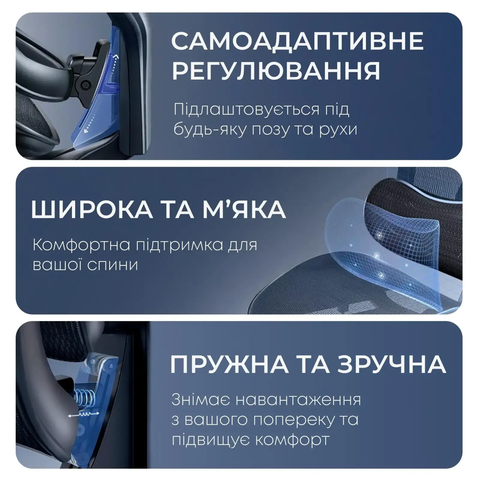 Кресло офисное Sihoo Doro C300L Mesh Black (DORO-C300L-A3-101) UA