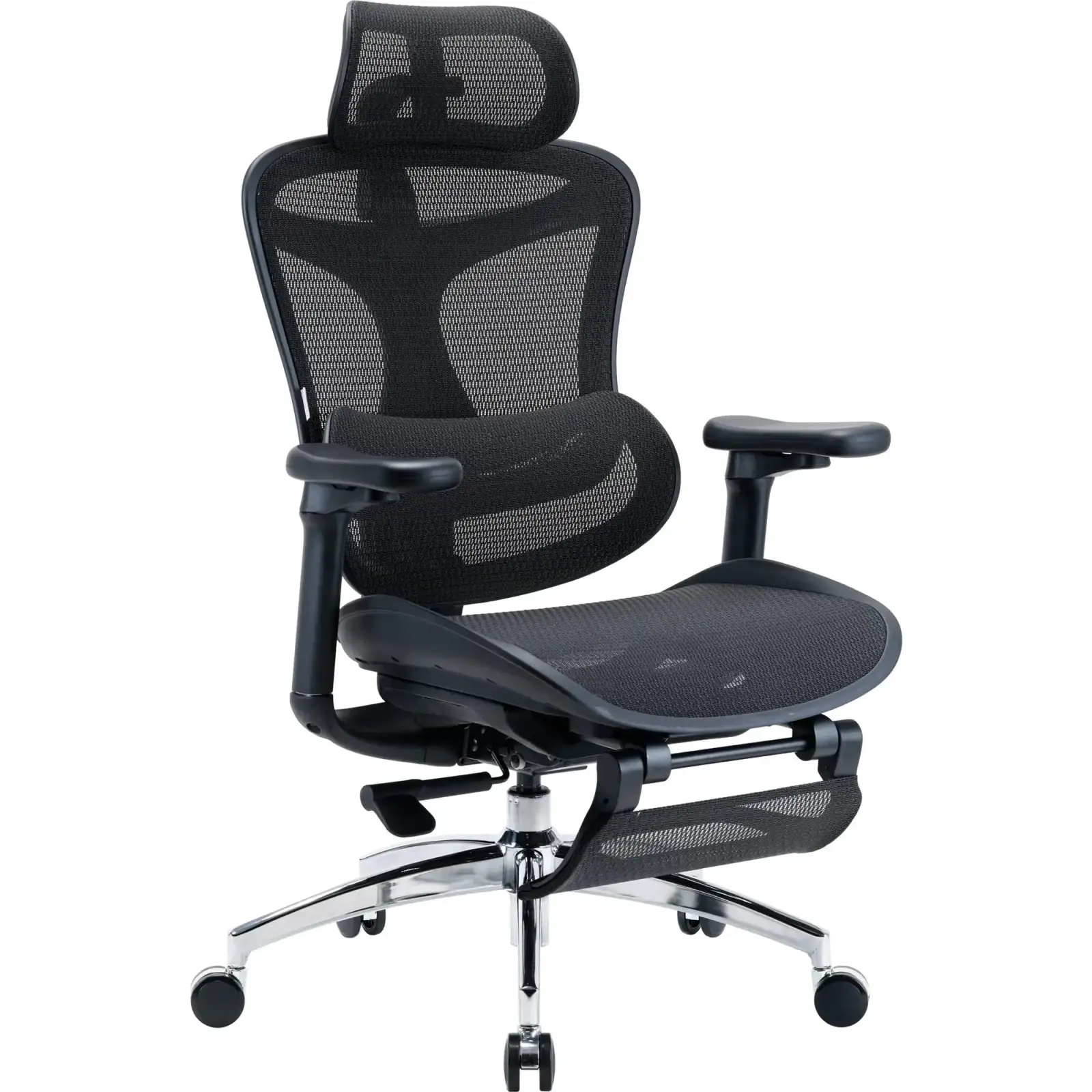 Крісло офісне Sihoo Doro C300L Mesh Black with footrest (Doro-C300L-A3-101-JT) UA