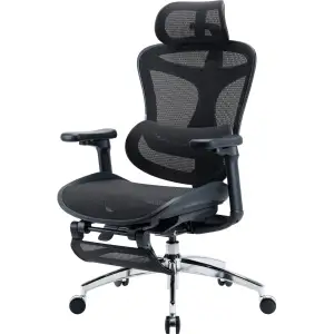 Крісло офісне Sihoo Doro C300L Mesh Black with footrest (Doro-C300L-A3-101-JT) UA