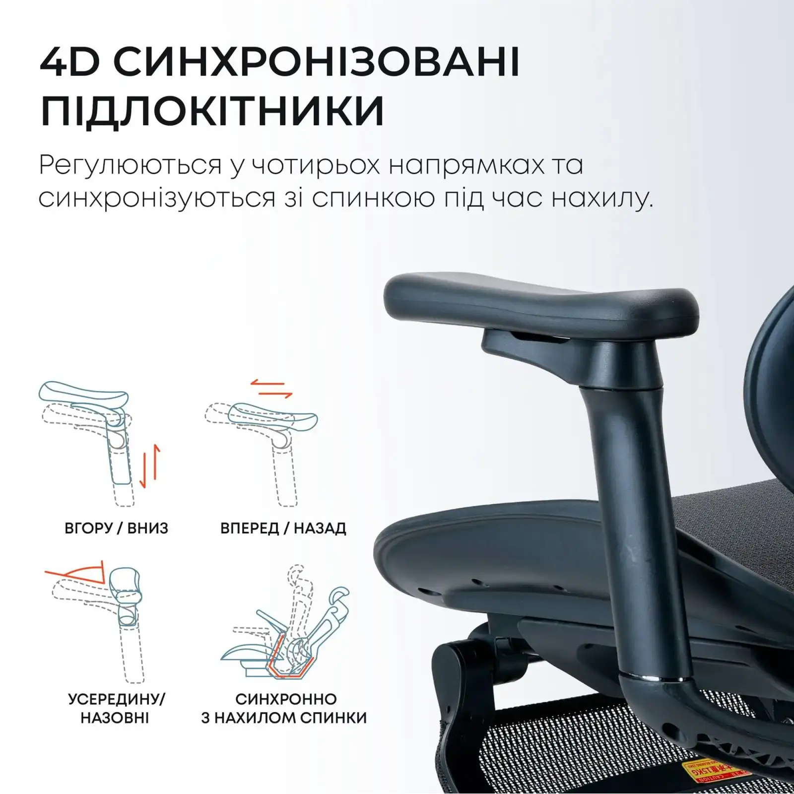 Крісло офісне Sihoo Doro C300L Mesh Black with footrest (Doro-C300L-A3-101-JT) UA