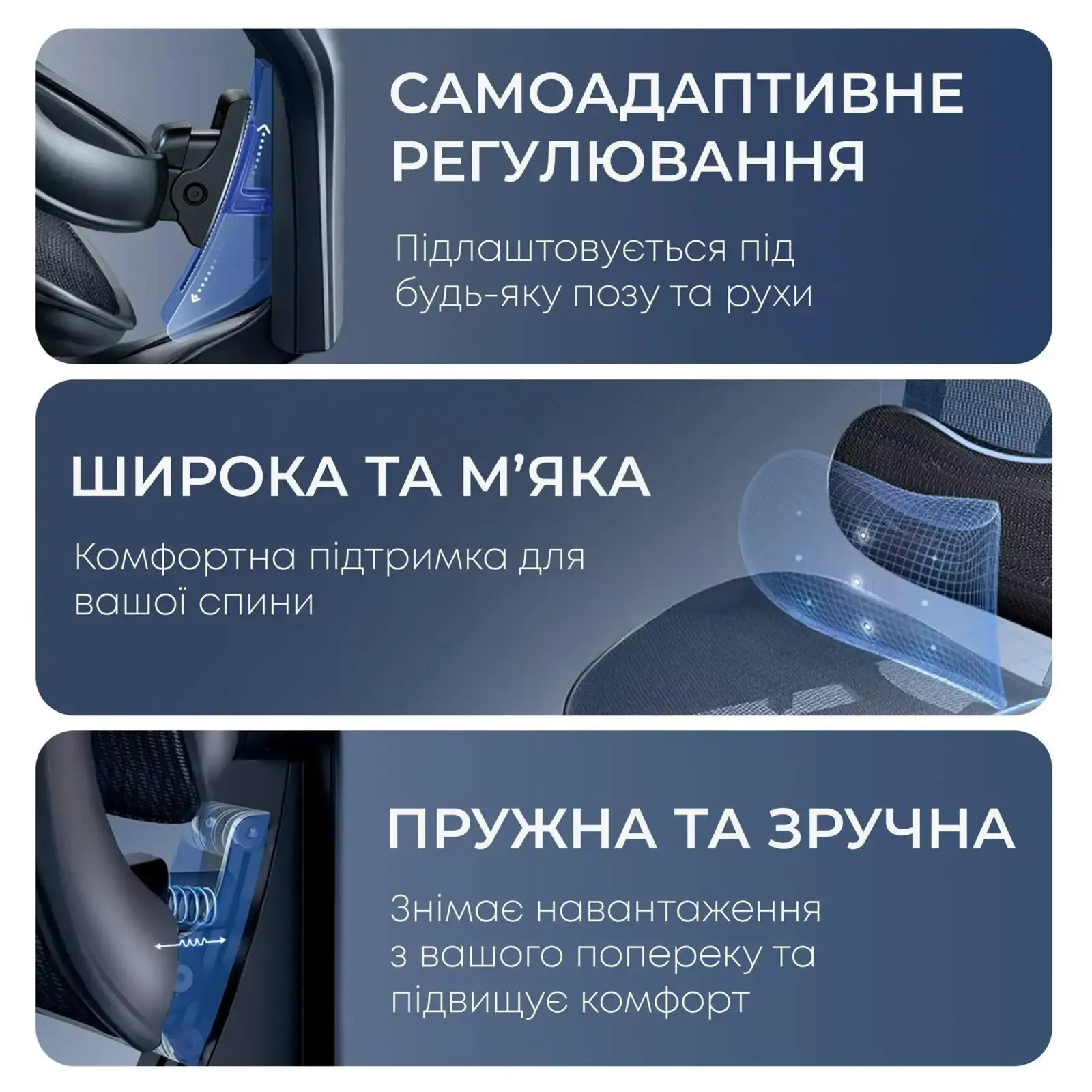 Крісло офісне Sihoo Doro C300L Mesh Black with footrest (Doro-C300L-A3-101-JT) UA