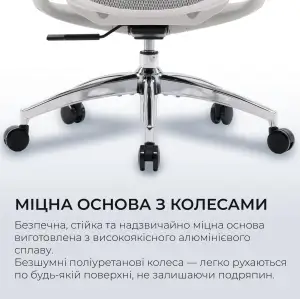 Крісло офісне Sihoo Doro C300L Mesh White DORO-C300L-A3-102) UA