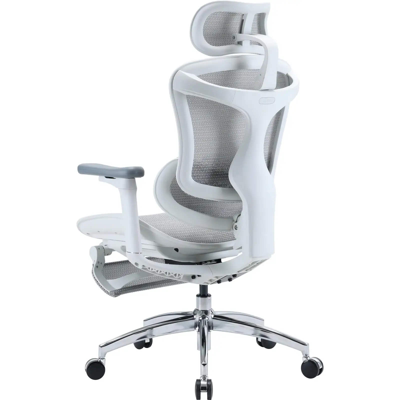 Кресло офисное Sihoo Doro C300L Mesh White with footrest (Doro-C300L-A3-102-JT) UA