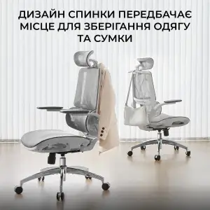 Кресло офисное Sihoo M59AS Mesh Gray (M59AS-M301) UA
