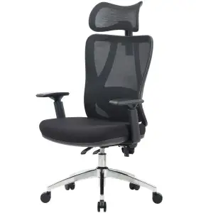 Крісло офісне OfficePro Aero OC490B Black UA