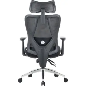 Крісло офісне OfficePro Aero OC490B Black UA