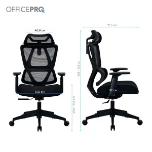 Кресло офисное OfficePro Anvio OC500B UA