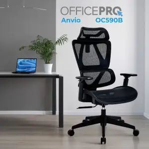 Кресло офисное OfficePro Anvio OC590B UA
