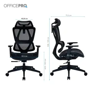 Кресло офисное OfficePro Anvio OC590B UA
