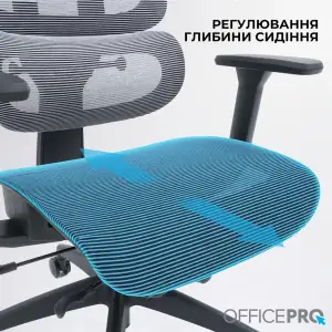 Кресло офисное Officepro Skyline OC680-B-G-G Black/Grey UA