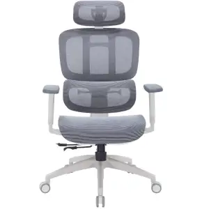 Кресло офисное Officepro Skyline White/Dark Gray (OC680-W-DG-DG) UA