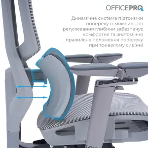 Кресло офисное OfficePro Unity OC710G Grey UA