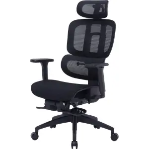 Крісло офісне Officepro Skyline Footrest Black (OC750-B-B-B) UA