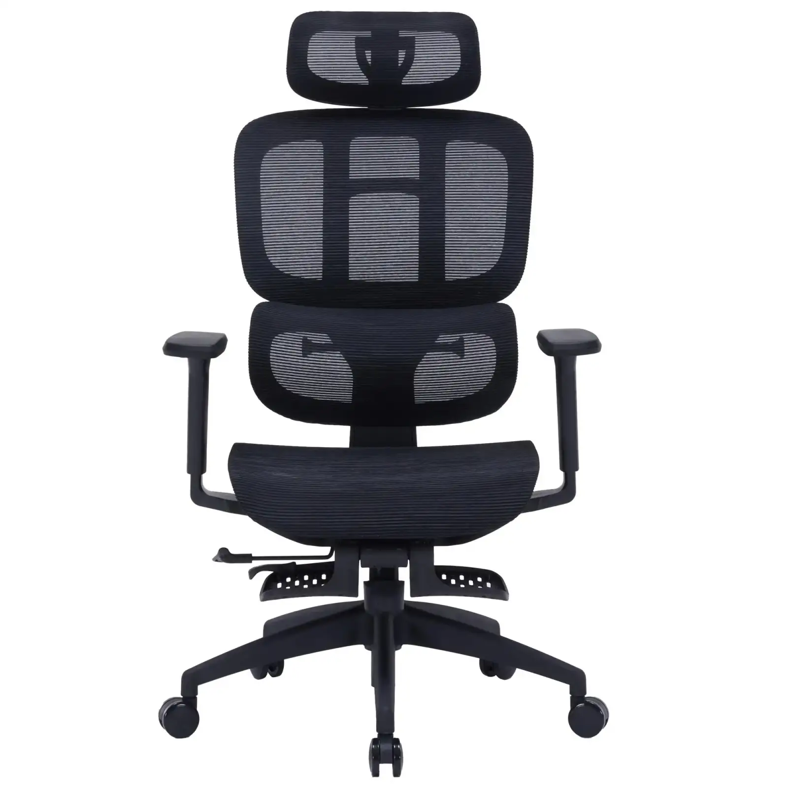 Кресло офисное Officepro Skyline Footrest Black (OC750-B-B-B) UA