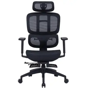 Кресло офисное Officepro Skyline Footrest Black (OC750-B-B-B) UA