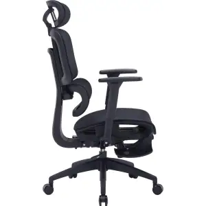 Кресло офисное Officepro Skyline Footrest Black (OC750-B-B-B) UA