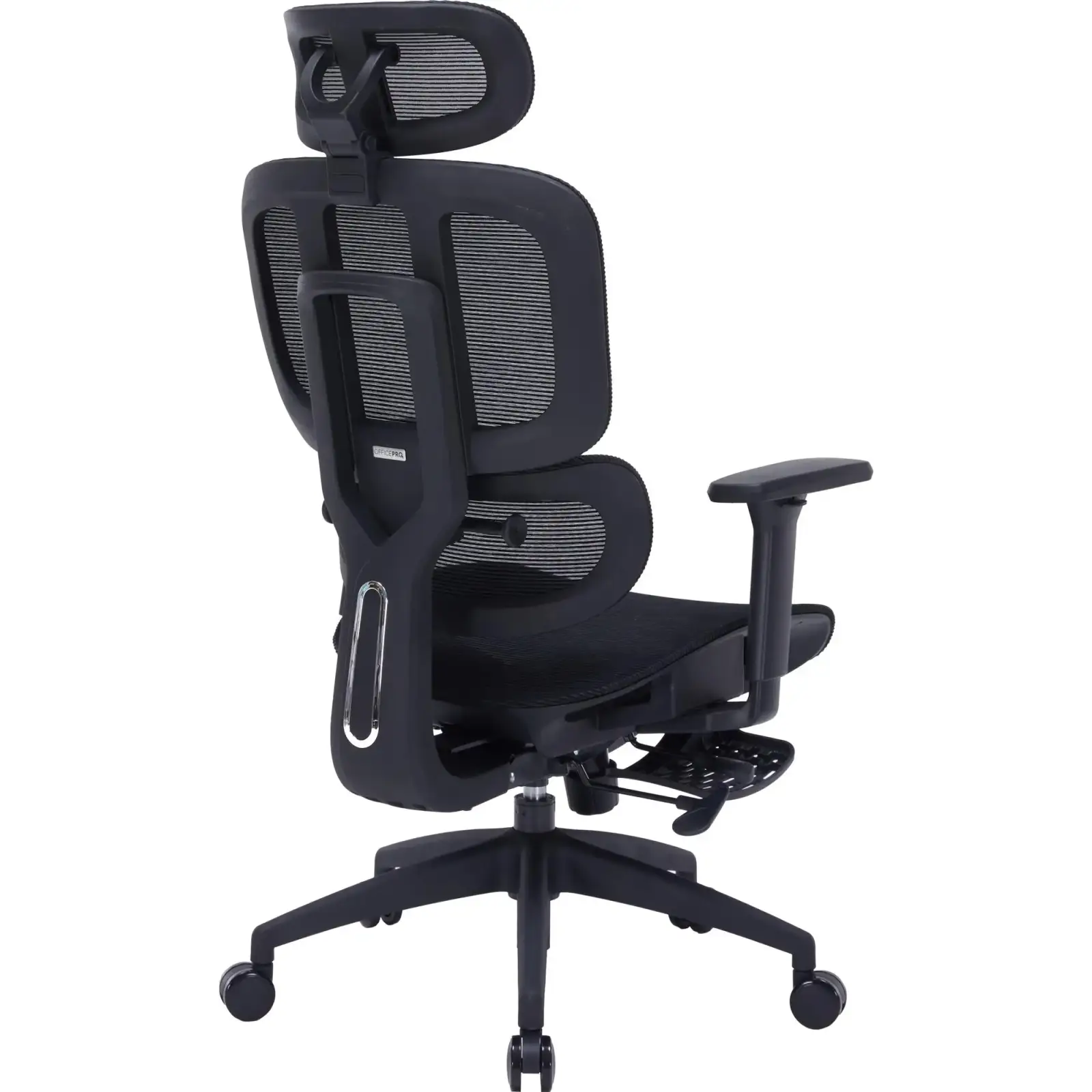 Кресло офисное Officepro Skyline Footrest Black (OC750-B-B-B) UA