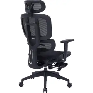Кресло офисное Officepro Skyline Footrest Black (OC750-B-B-B) UA