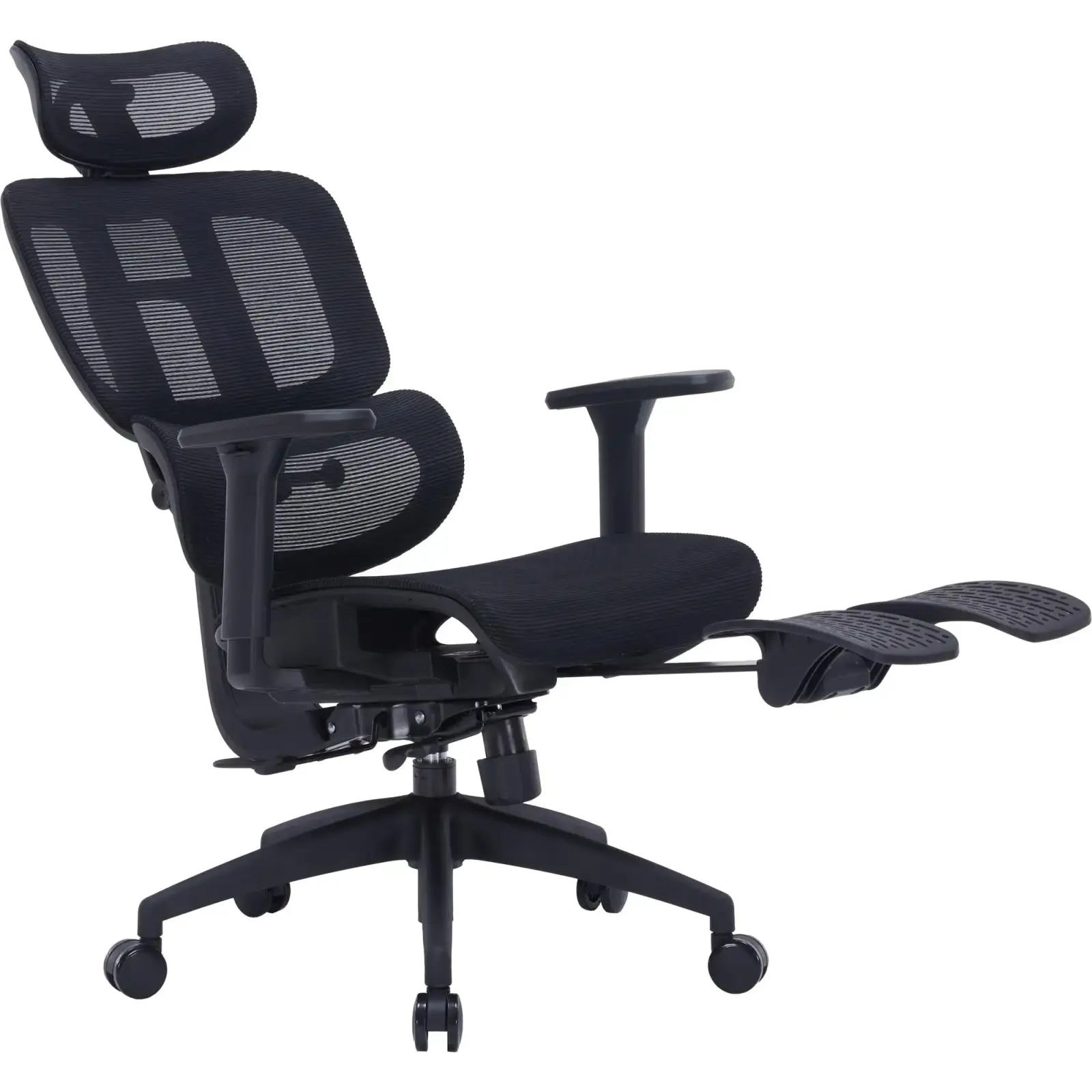 Кресло офисное Officepro Skyline Footrest Black (OC750-B-B-B) UA