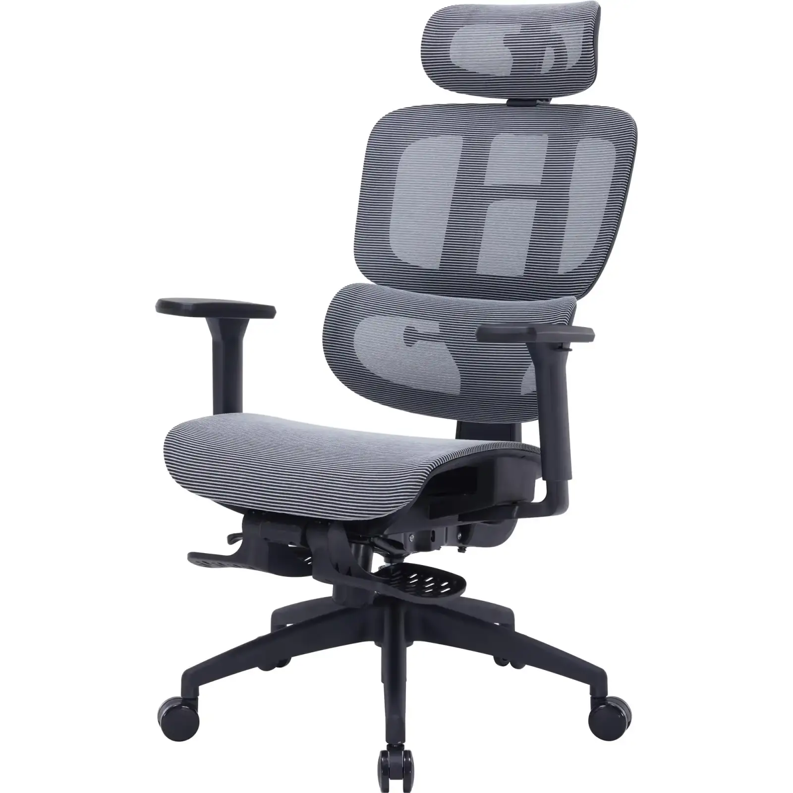 Кресло офисное Officepro Skyline Footrest Black/Dark Gray (OC750-B-DG-DG) UA